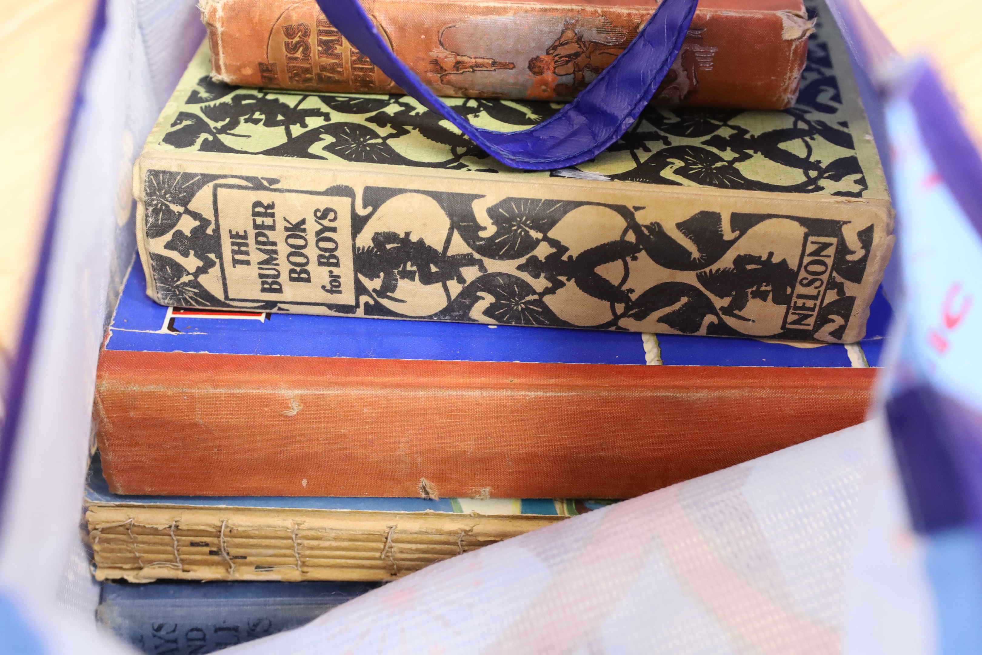 Assorted toys and games, books including chess set